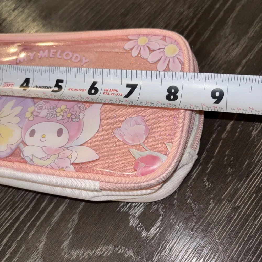 My Melody Pencil Case Pink,‎ Large Capacity Pen Case School Storage Bag Fabric